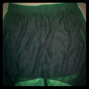 ♡Maurices Sheer Black Skirt♡